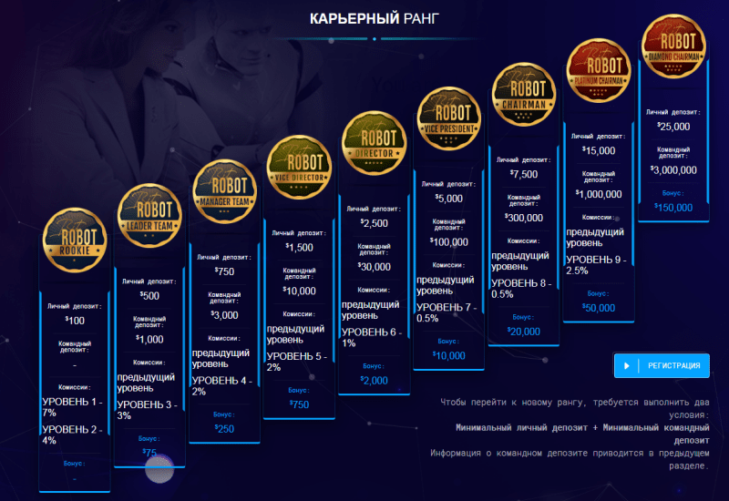 Партнерская программа проекта Bit Robot