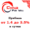 Overview of the China For You project