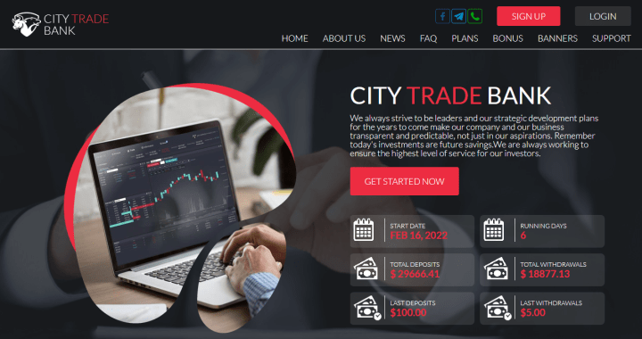 Overview of the City Trade Bank project